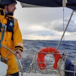 Yoga Sailing Retreat with skipper mathias in rough sea
