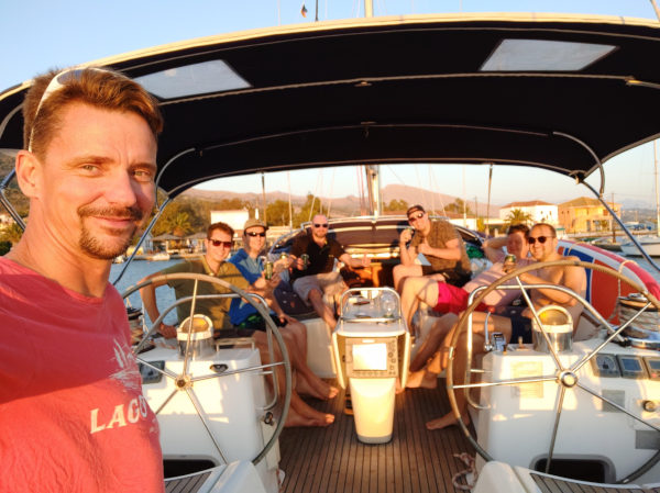 Yoga Sailing Retreat with skipper mathias relaxed fun with guests