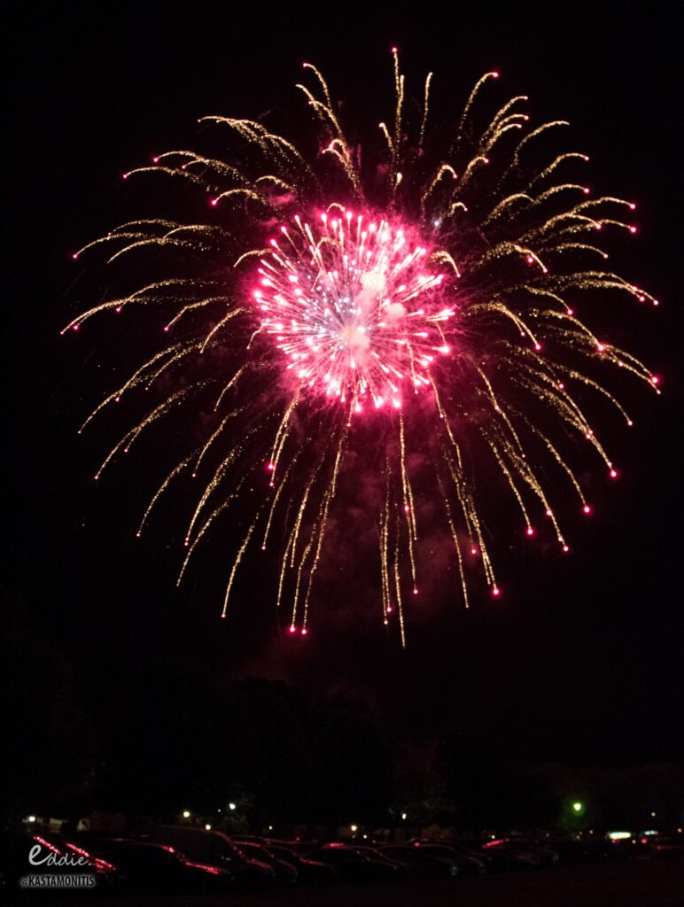 Feuerwerk zu Ostern Korfu