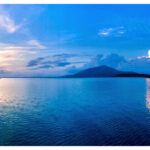 Yoga Sailing Retreat with yoga spot blue hour at ormos valtou