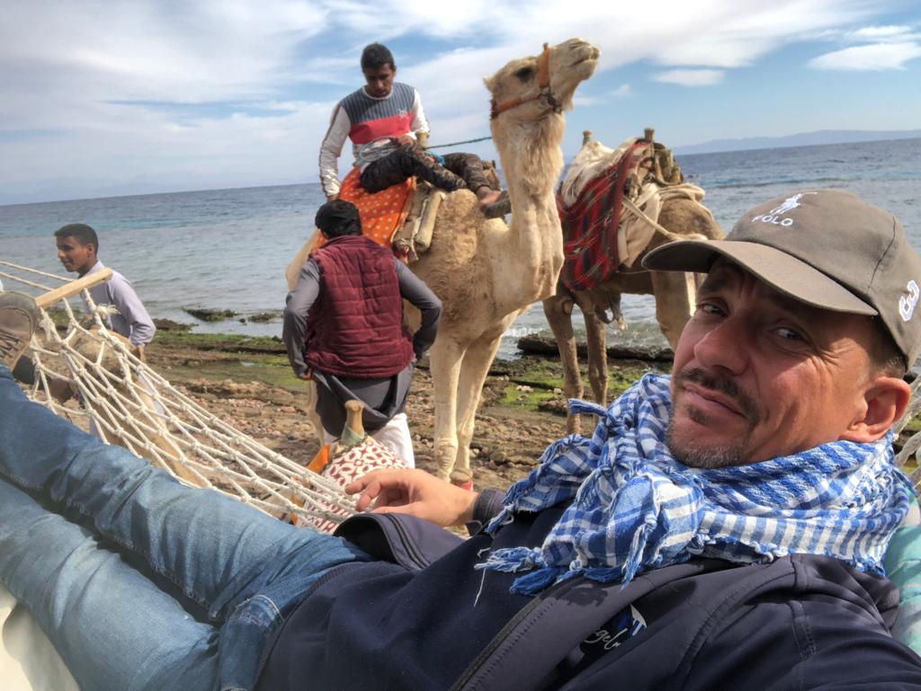 Korfu nach Ägypten von Korfu Segeln Dahab Hängematte und Kamele