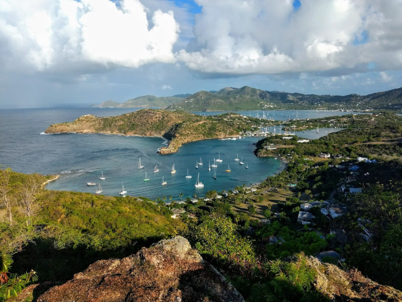Entstehung von Korfu-Segeln Antigua