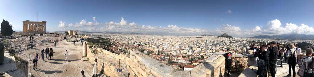 Akropolis bei Rückreise Athen
